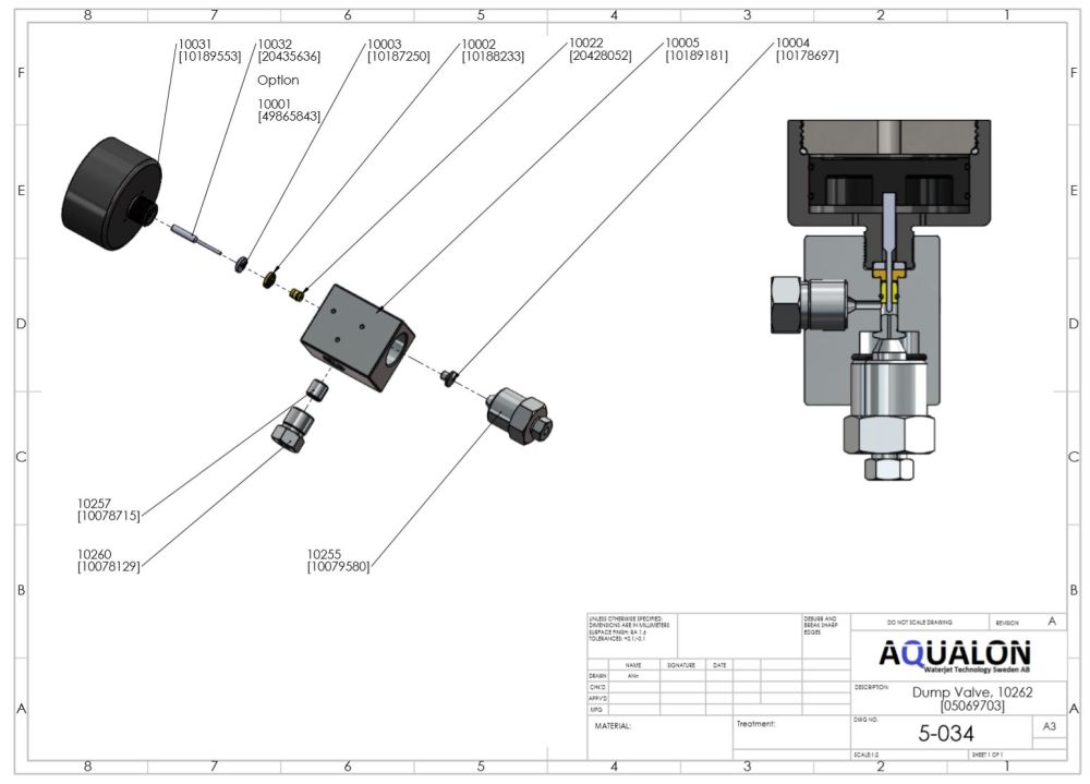 Stem, Pneumatic Valve, 49865843 view 5
