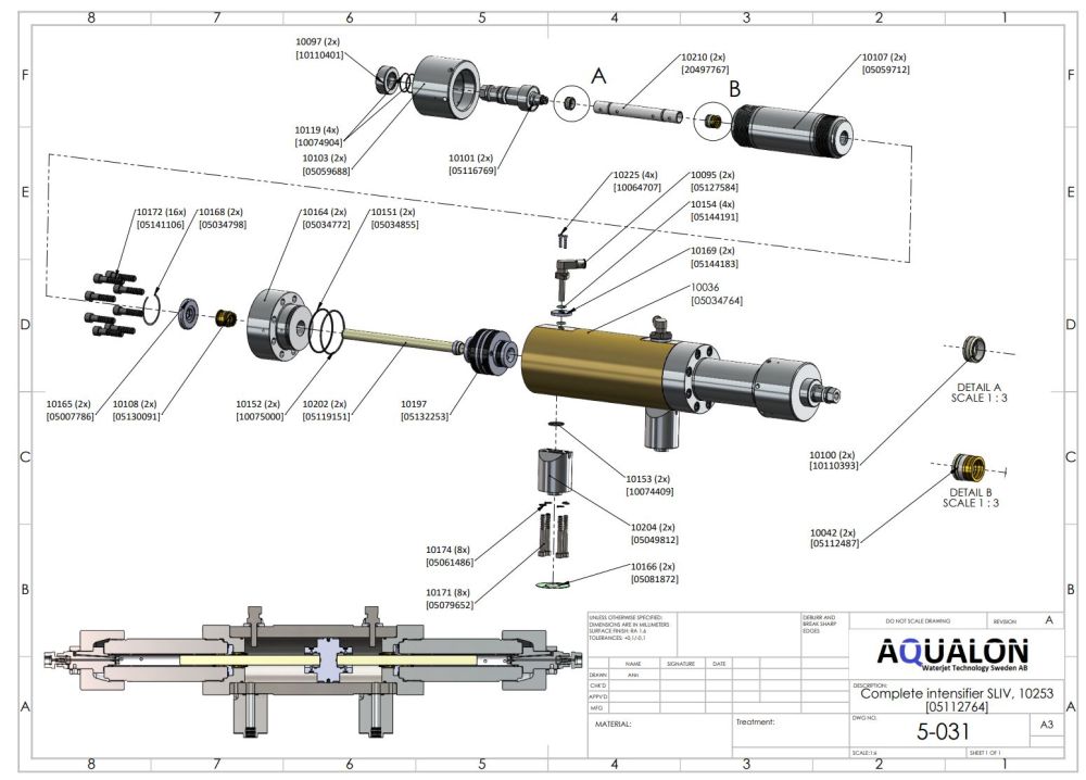 Hydraulic cylinder SLIV/SLV, 05034764 view 3
