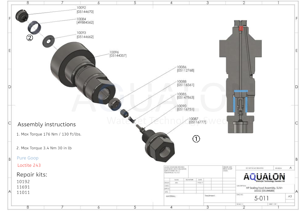 Check valve body, SLIV+, 05144357 view 2