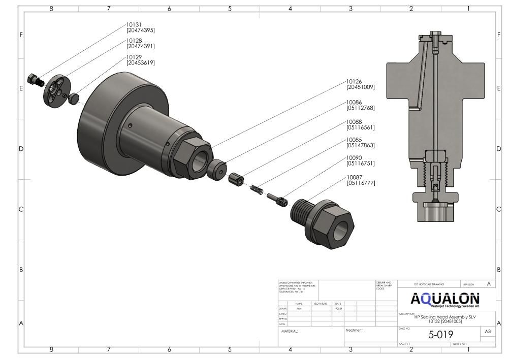 Repair kit - HP Sealing head, 05133335 view 4