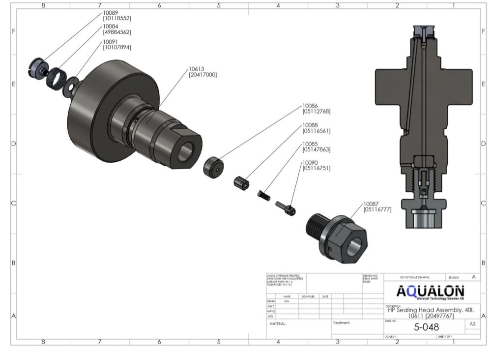 Check Valve Body 40I, 20417000 view 2