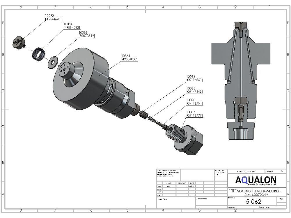 SLV 50 Classic bronze service kit view 2