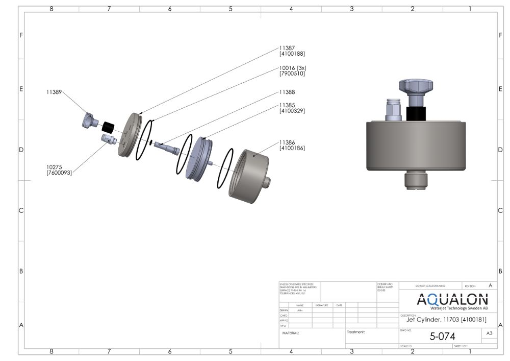 Cover Jet Valve, 4100188 view 2