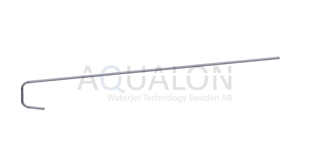 HP bent tube 3/8", VR105008/320