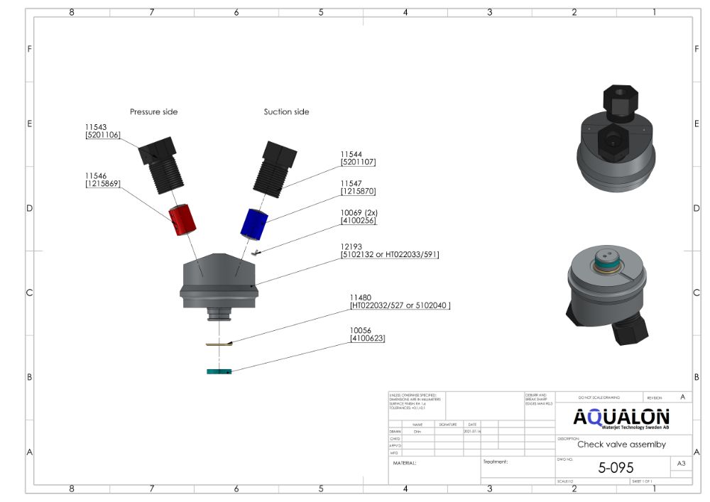 Valve body , 5102132 view 2