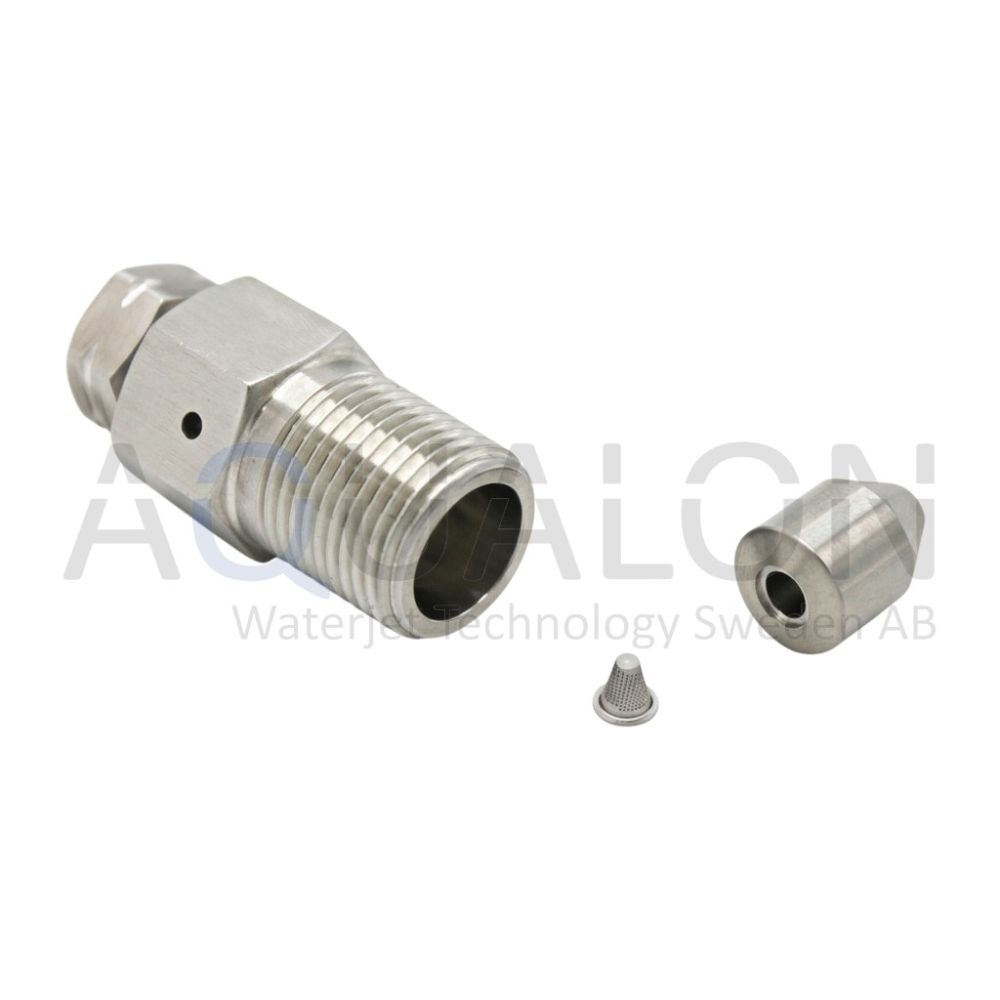 Adapter Short stop assembly, M16 Male to M16 Female