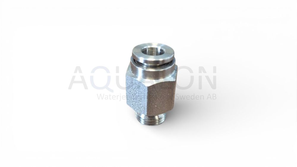 Straight abrasive inlet fitting, HD310910